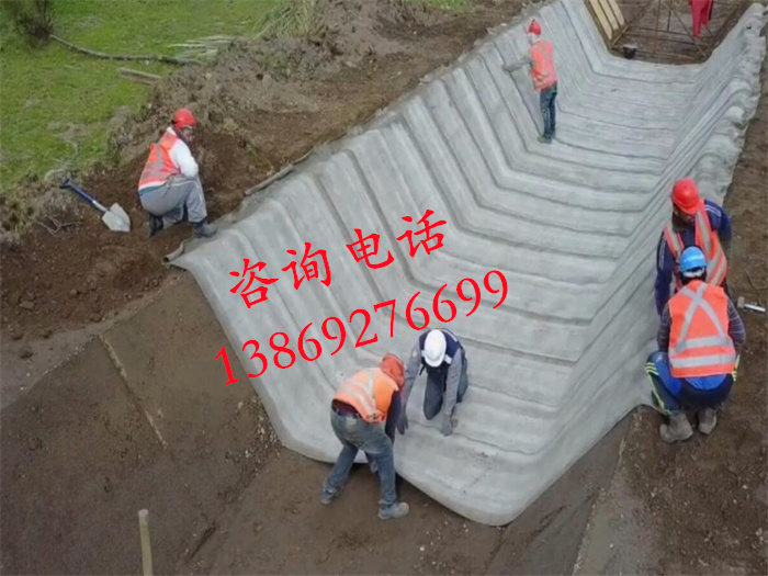水泥毯鋪設